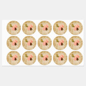 Étiquettes Ephemera Bee (Feuille)