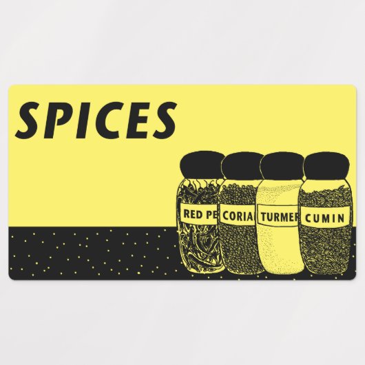 Étiquettes Épices (Design 2)