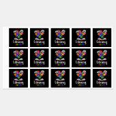 Étiquettes Équipe de bibliothèque I (Feuille)