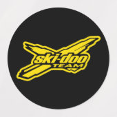 Étiquettes Équipe motoneige (Design 2)