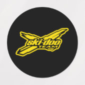 Étiquettes Équipe motoneige (Design 1)