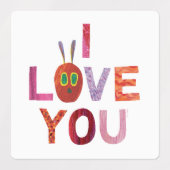 Étiquettes Eric Carle | Caterpillar I Love You (Design 1)