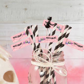 Étiquettes et drapeaux de paille pour Cake Pop Hal