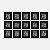 Étiquettes Étanche | Créez un code QR instantanément (Feuille)