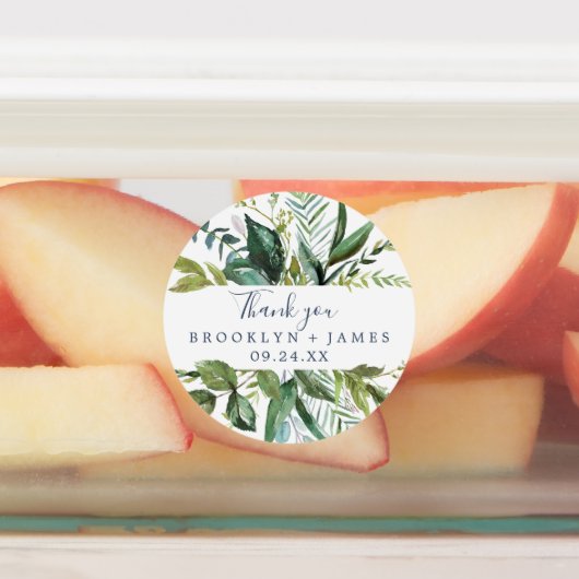 Étiquettes Eté verdure Merci Favoriser (Apposé)