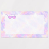 Étiquettes Etiquettes Autocollantes imperméables Tie Dye (Design 1)