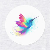 Étiquettes Exotic Rainbow Hummingbird (Design 2)