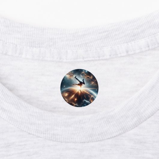 Étiquettes Explosion de rupture galactique dans l'espace prof (Apposé)