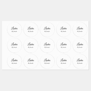 Étiquettes extensions de cils ajoutent nom adresse de médias