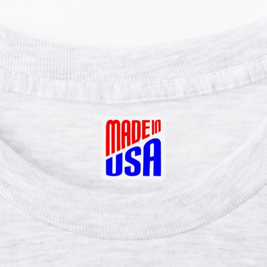 Étiquettes Fabriqué aux États-Unis (Apposé)