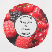 Étiquettes Fabriqué maison avec amour accessoire de cuisine (Design 1)