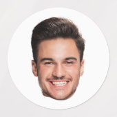 Étiquettes Face personnalisée (Design 1)