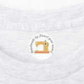 Étiquettes Fait main par Votre Nom Machine à Coudre Thermocol (Apposé)