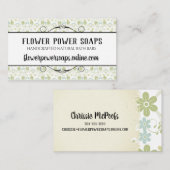 Étiquettes faits main floraux vintages de parfum (Devant / Derrière)