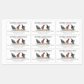 Étiquettes Farm Fresh Eggs | Monogram Egg Carton (Feuille)