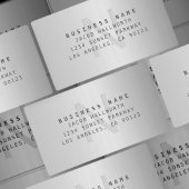 Étiquettes Faux Métal Monogramme Adhésif étanche