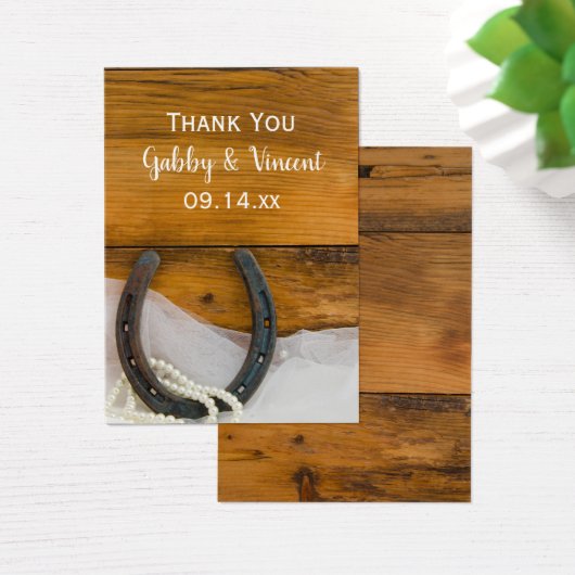 Étiquettes Fer à cheval et Mariage campagnard perl (Bureau)