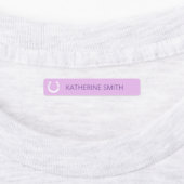 Étiquettes Fers À Cordes Blancs Avec Étoiles Violet Rose Bleu (Apposé)