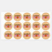 Étiquettes Fête de la mère mère du basket-ball (Feuille)