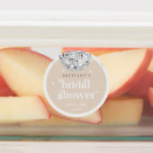 Étiquettes Fête des mariées Super Silver Retro imperméable (Apposé)