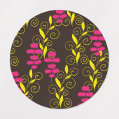 Étiquettes feuille (Design 1)