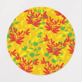 Étiquettes feuille (Design 1)