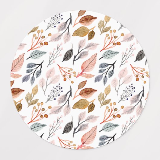 Étiquettes feuille d'arbre (Design 1)