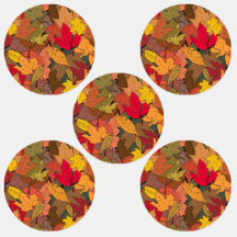 Feuilles d'automne colorées