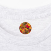 Étiquettes Feuilles d'automne colorées (Apposé)