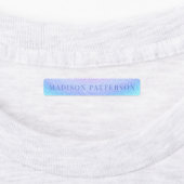 Étiquettes Fille Parties scintillant Chic Moderne Nom personn (Apposé)