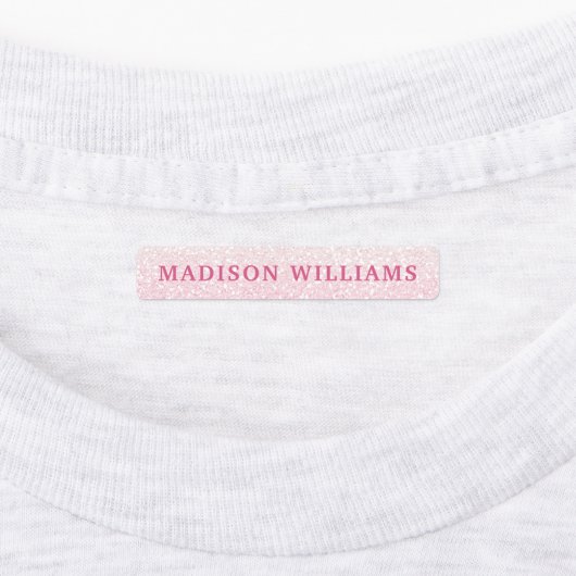 Étiquettes Fille Parties scintillant Chic moderne vêtements p (Apposé)