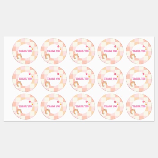 Étiquettes Filles super Anniversaire (Feuille)