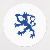 Étiquettes Finlande Twin Thème (Design 1)