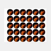 Étiquettes Flamme (Feuille)