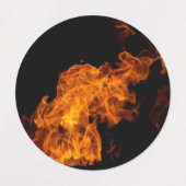 Étiquettes Flamme (Design 2)