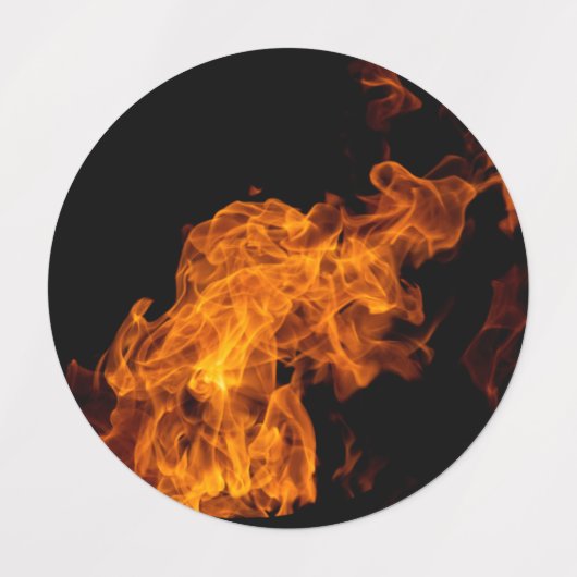 Étiquettes Flamme (Design 2)