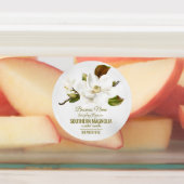 Étiquettes Fleur de Magnolia (Apposé)