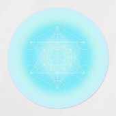 Étiquettes fleur de vie, géométrique sacrée (Design 1)