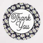 Étiquettes Fleur Merci Daisy (Design 2)