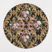 Étiquettes Fleur Vintage (Design 1)