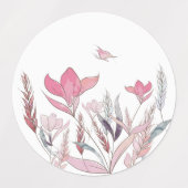 Étiquettes Fleurs d'eau (Design 2)