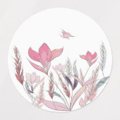 Étiquettes Fleurs d'eau (Design 1)