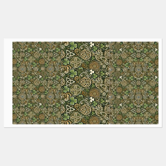 Étiquettes Floraison celtique (Feuille)