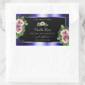 Étiquettes Floral Roses Rose (Sac)