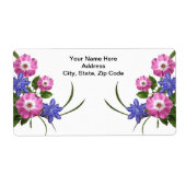 Étiquettes floraux (Devant)