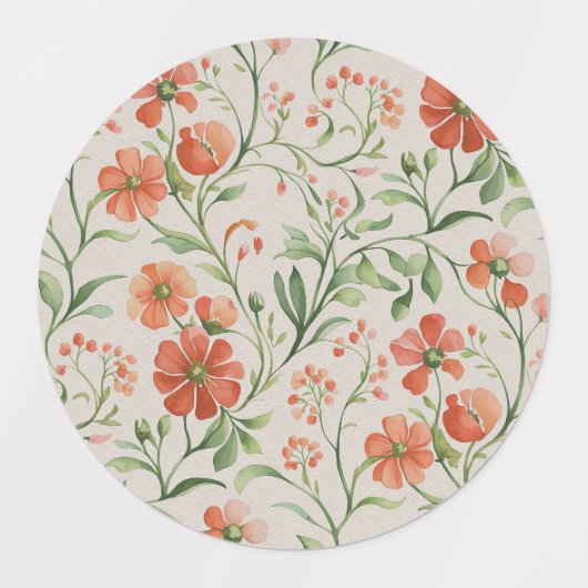 Étiquettes Flores 3 (Design 2)