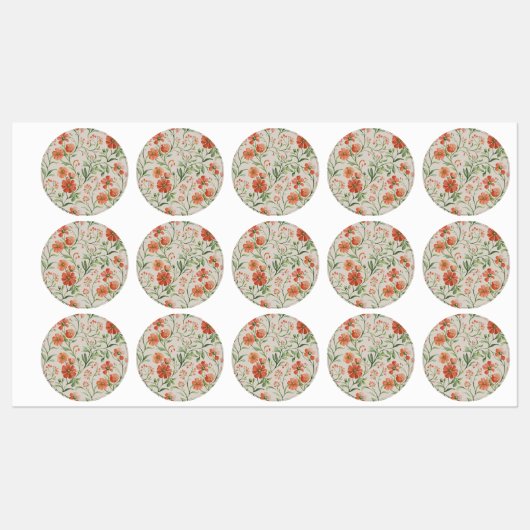 Étiquettes Flores 3 (Feuille)