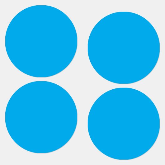 Étiquettes Fond uni bleu cyan (Groupe)