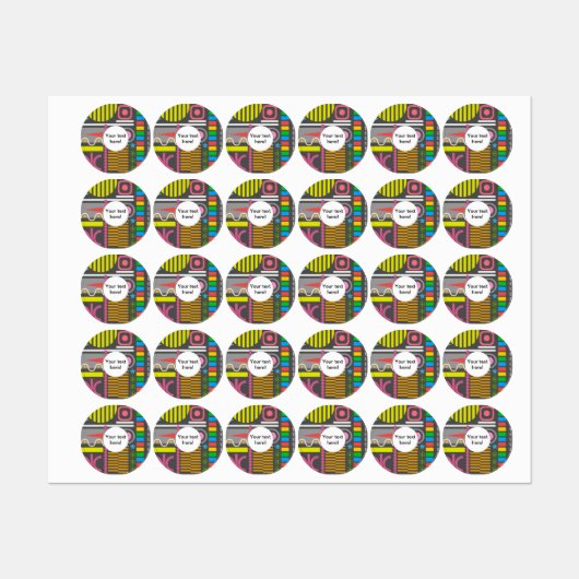 Étiquettes Formes diverses (Feuille)
