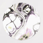 Étiquettes fractale molle 1 (Design 1)